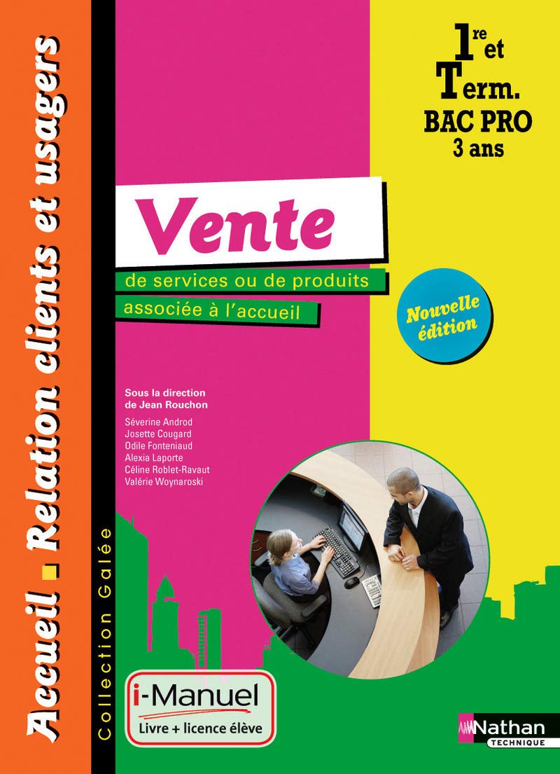 Vente de services ou de produits associée à l'accueil - 1re/Tle Bac Pro ARCU book