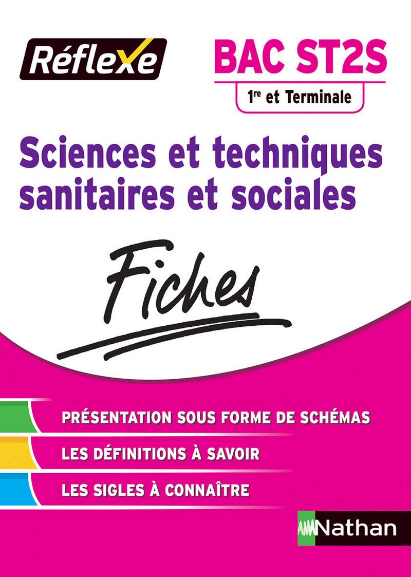 Fiches réflexe 1re et Terminale BAC ST2S sciences et techniques sanitaires et sociales numéro 2 2015: N° 2 Professional & Reference Books