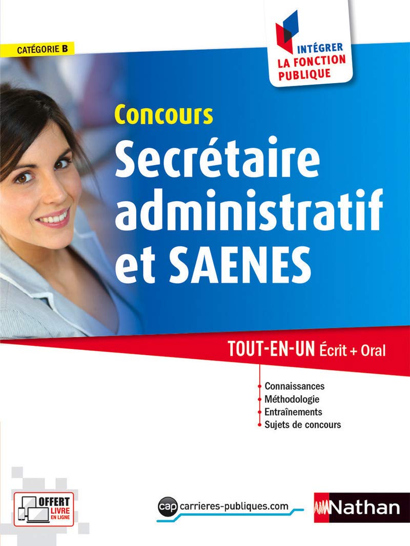 Concours Secrétaire administratif et SAENESCAT B N 1 (Intégrer la fonction publique) 2016 Business, Finance & Career