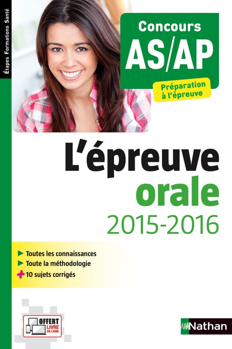 Épreuve orale 2015/2016 AS/AP: Préparation à l'épreuve book