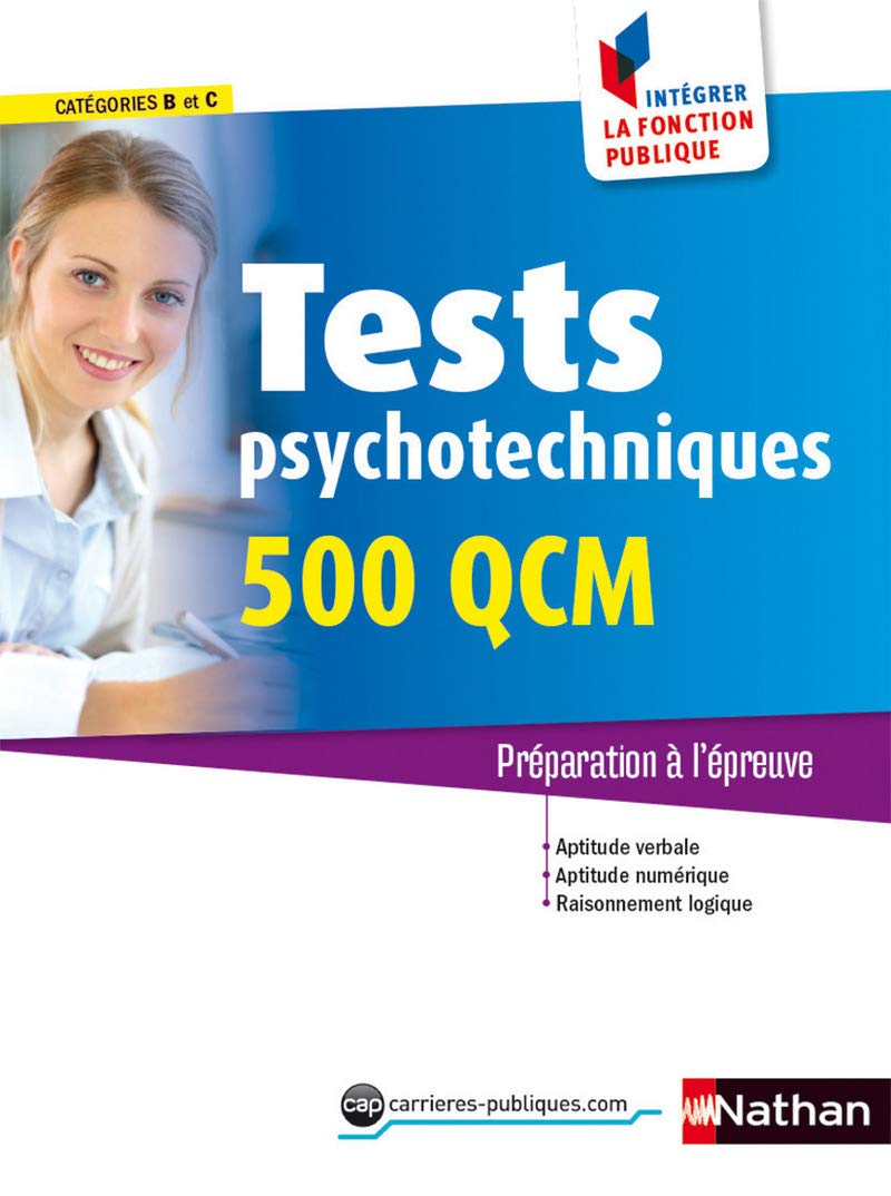 Tests psychotechniques - 500 QCM - catégorie B et C - 2015 book