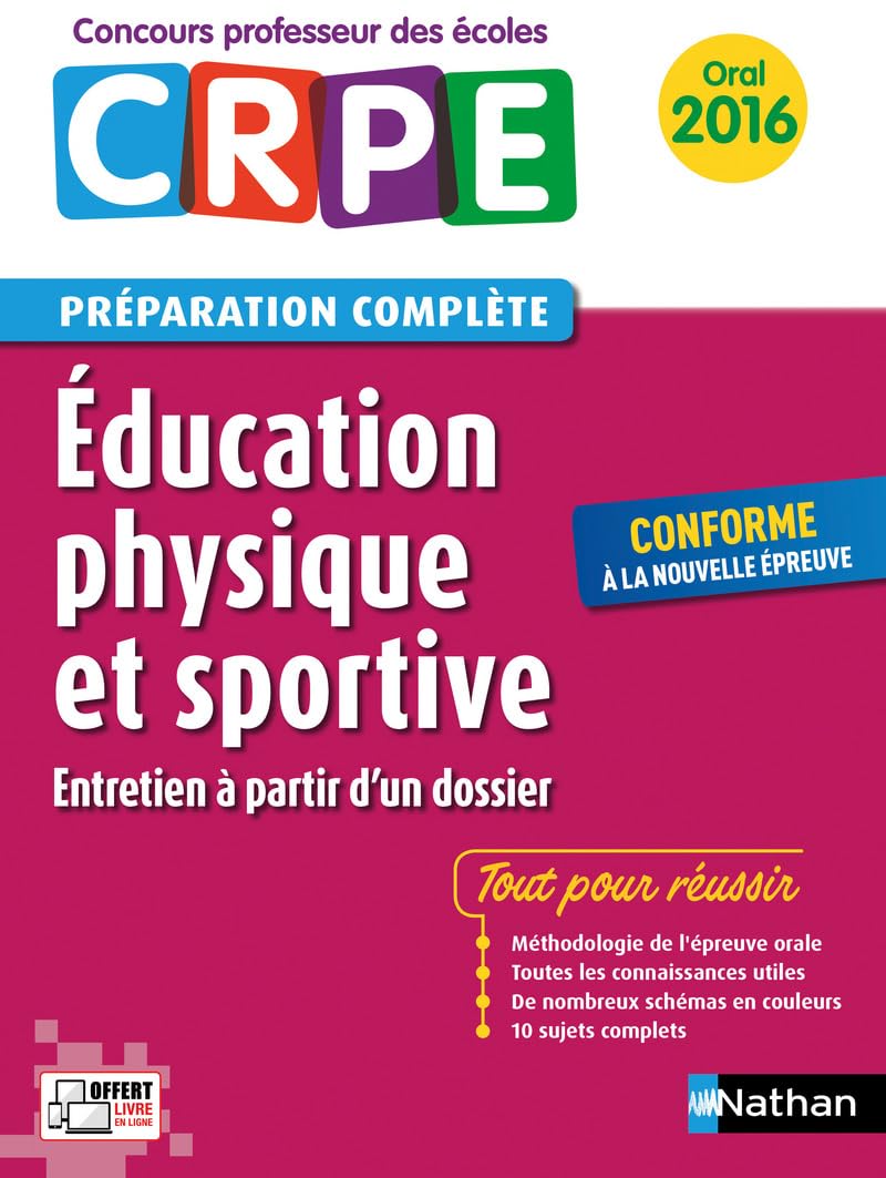 Education physique et sportive Epreuve orale - Concours professeur des écoles - 2016: Préparation complète Oral Books