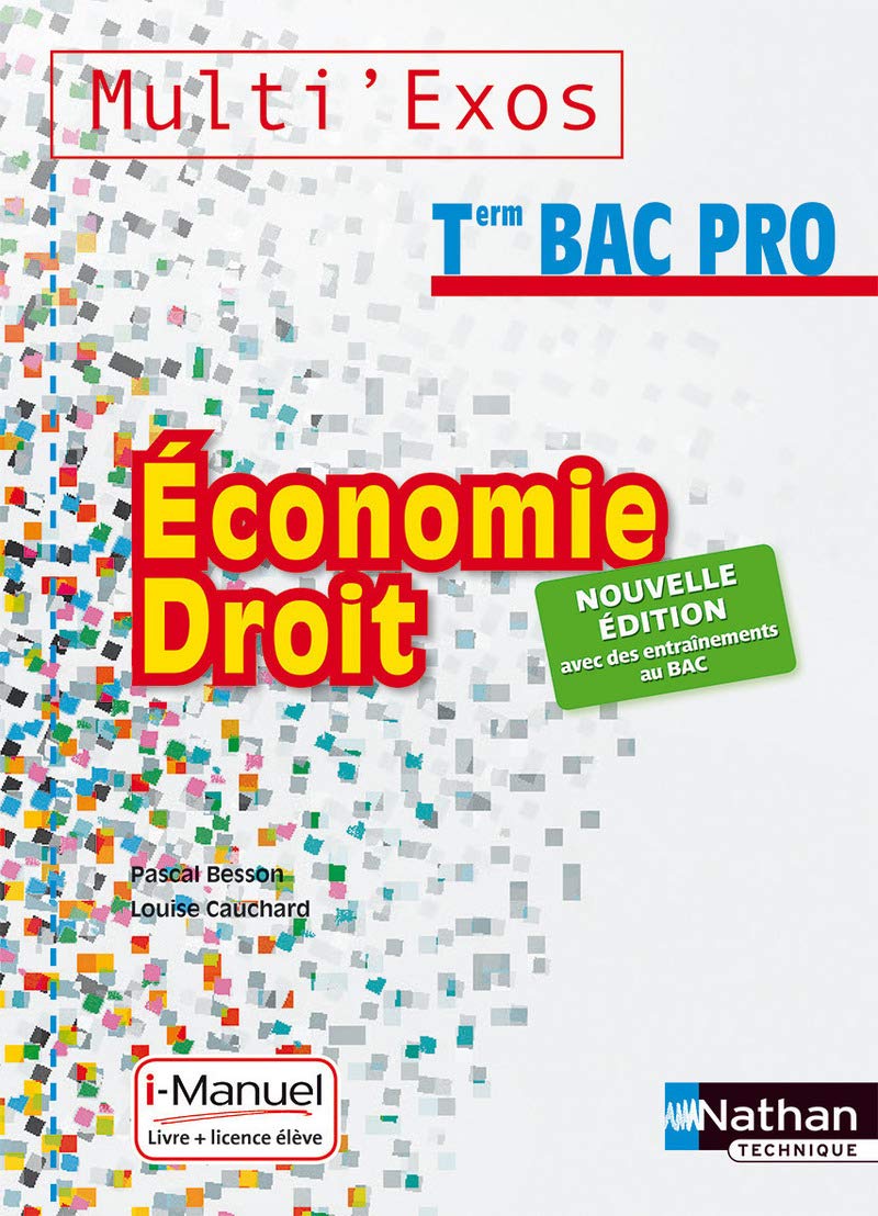 Economie-droit Term Bac pro - Livre + Licence élève (Multi'exos) - 2016 Education & Training