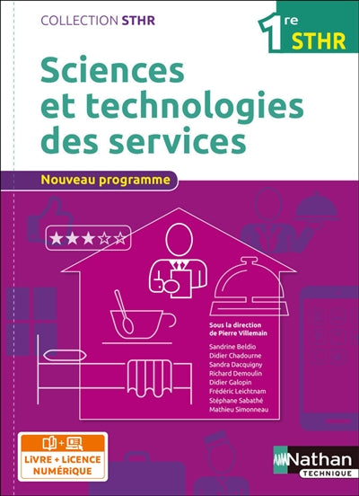 Product Image: Sciences et technologies des services : 1re STHR : nouveau programme