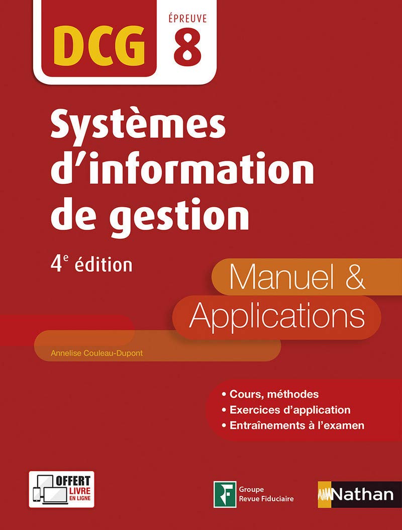 Systèmes d'information de gestion DCG 8: Manuel & Applications Books