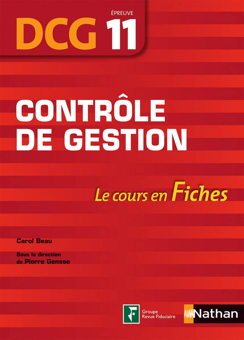 Contrôle de gestion Epreuve 11 DCG - Le cours en fiches - 2016 Business, Finance & Career
