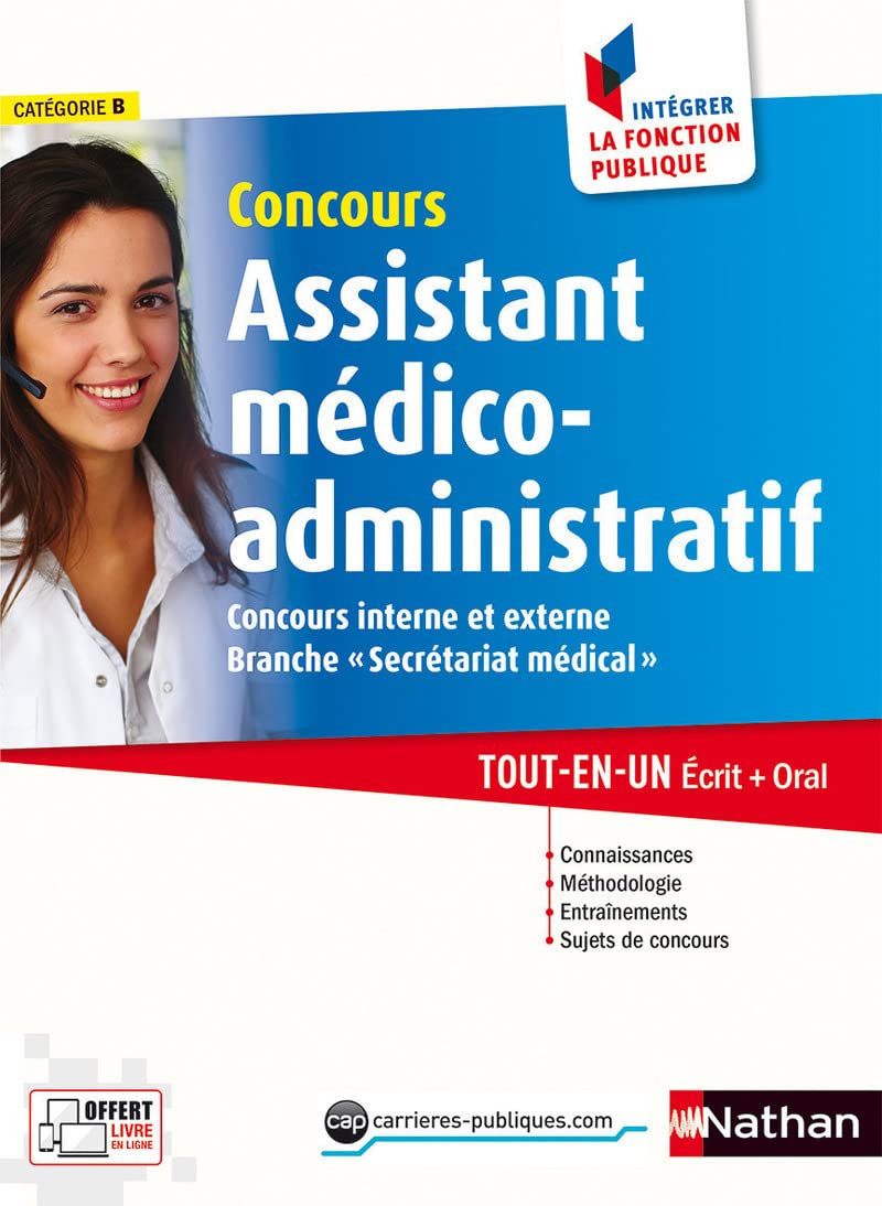 Concours assistant médico-administratif - Catégorie B N 24 - Intégrer la fonction publique - 2016 Business, Finance & Career