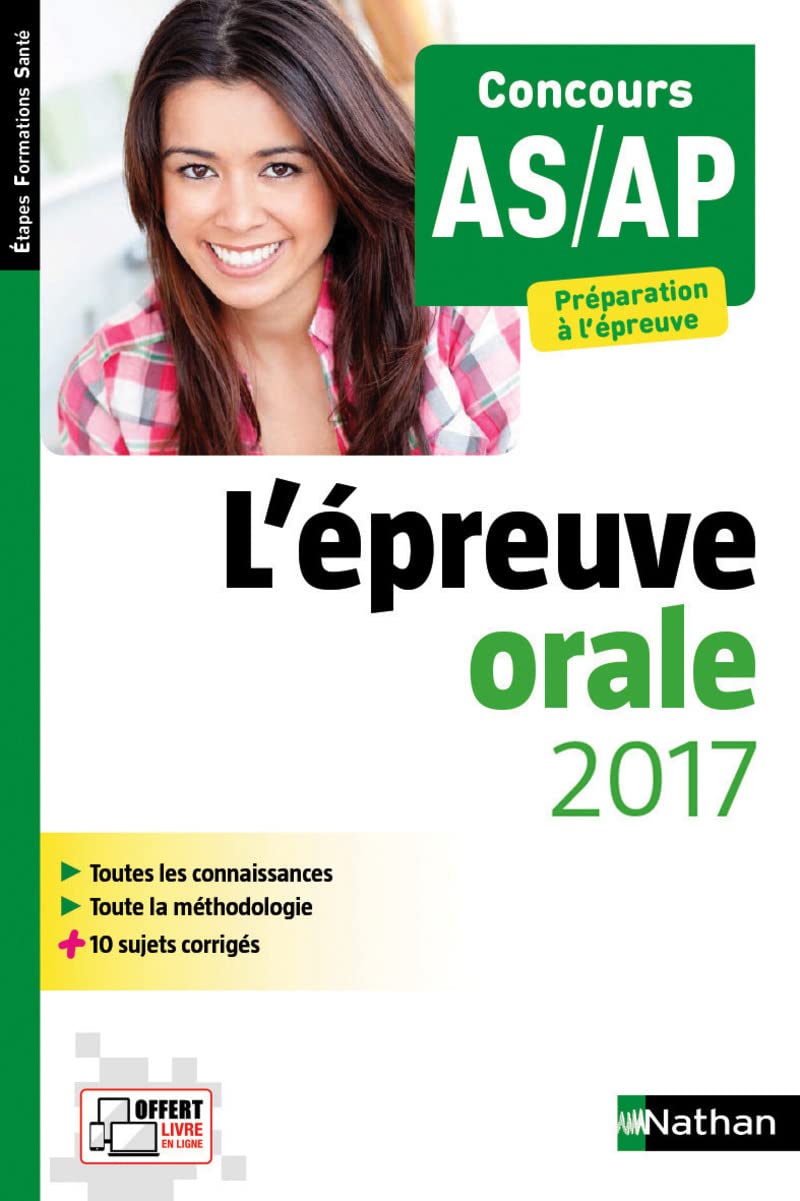 Épreuve orale 2017 AS/AP - Préparation à l'épreuve book