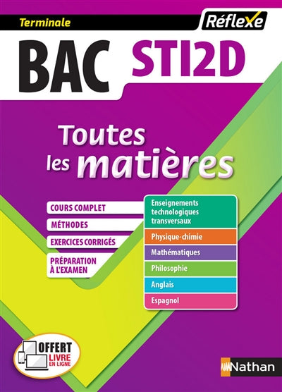 Product Image: Bac STI2D terminale : toutes les matières