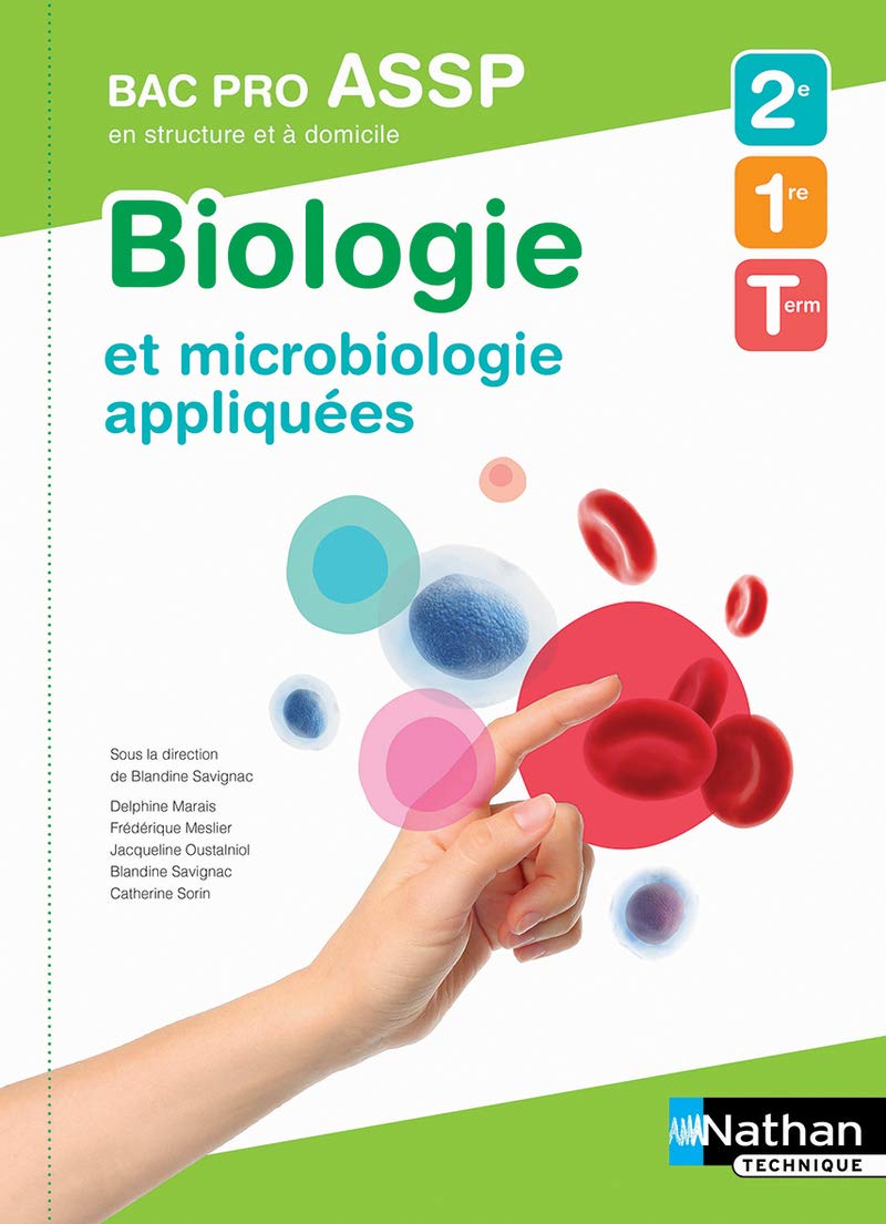 Biologie et microbiologie appliquées - en structure et à domicile - Bac pro ASSP - Elève - 2018 Education & Training