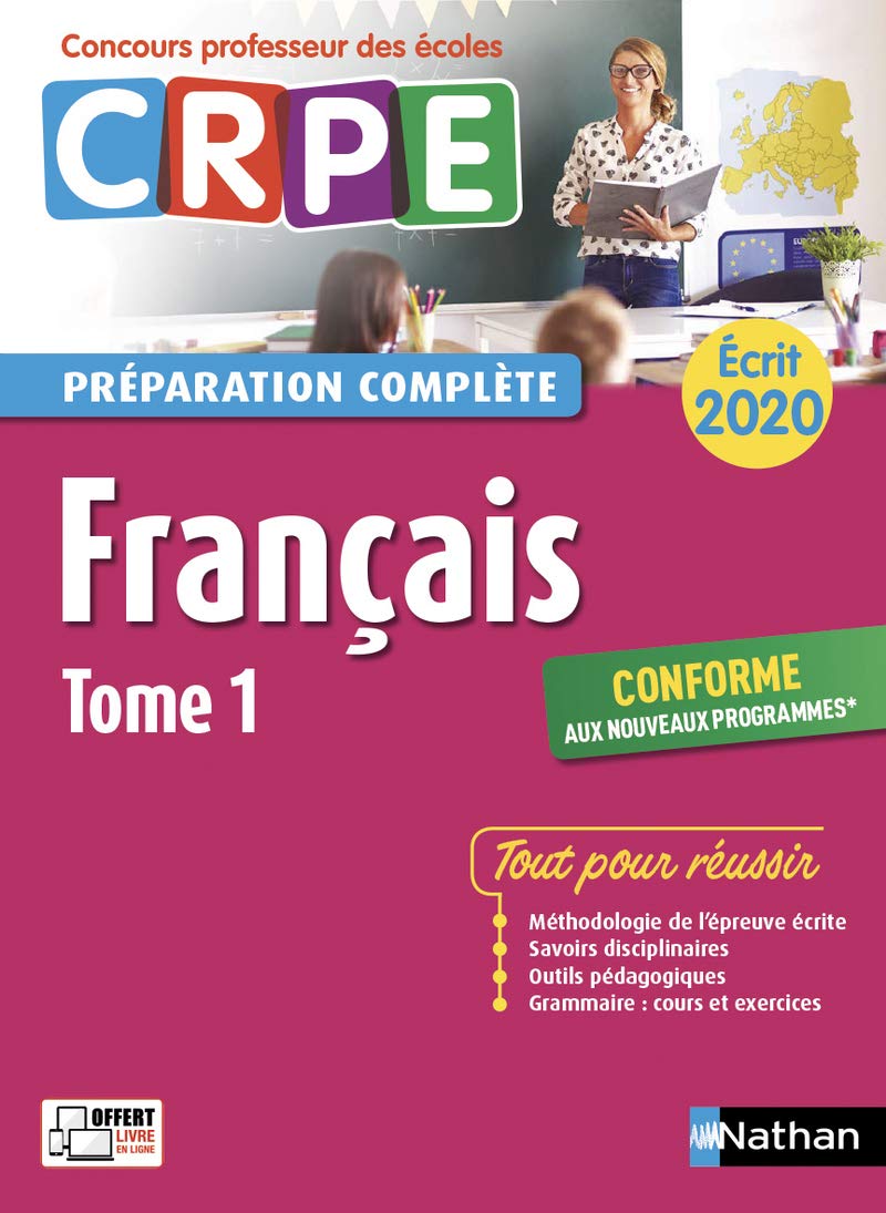 Français - Epreuve écrite 2020 - Tome 1 - Préparation complète (CRPE) - 2019 Books