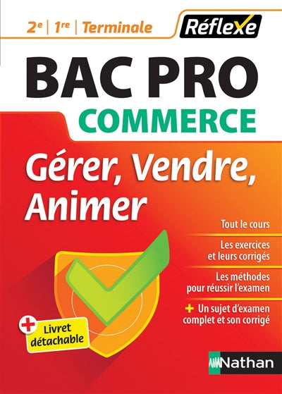 Product Image: Gérer, vendre, animer : bac pro commerce : 2de, 1re, terminale