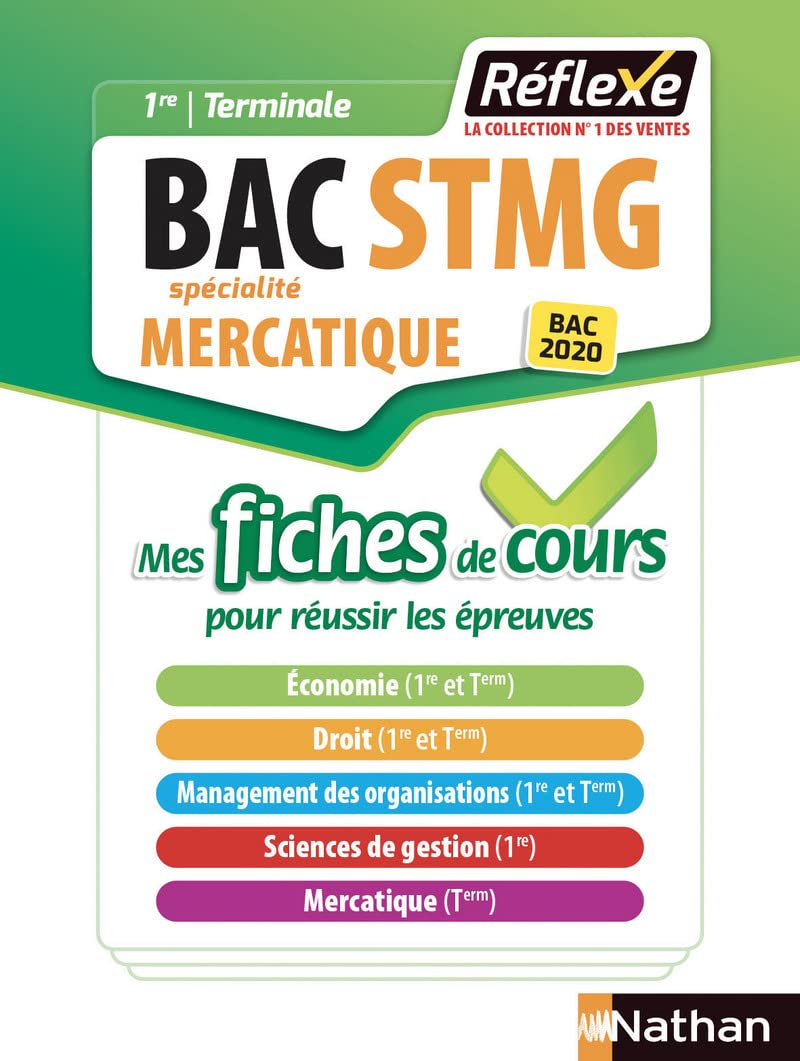 Mercatique 1ère/Terminale STMG (Mes fiches de cours - Réflexe N°8) - 2018 Professional & Reference Books