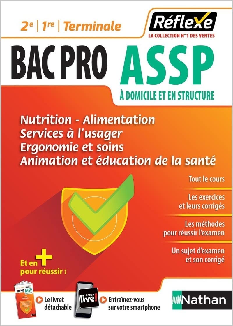Nutrition - aliment / services usager / ergono soins / anim educ santé Bac pro - Guide Réflexe N3 Professional & Reference Books