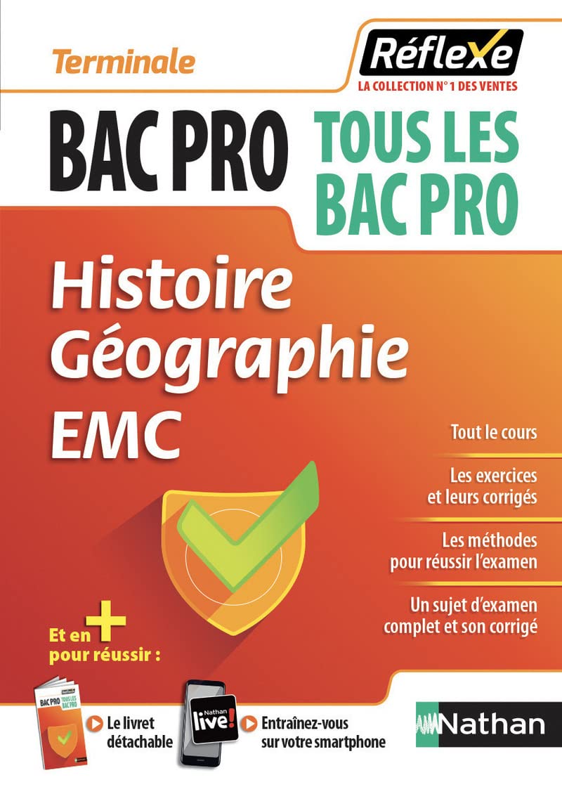 Histoire-Géographie Enseignement moral et civique Term BAC PRO (Guide Réflexe N37) 2018 Professional & Reference Books