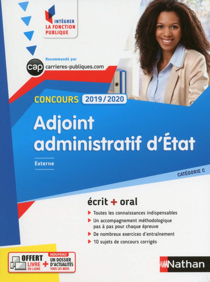 Concours adjoint administratif d'état 2019-2020 - N°2 Catégorie C (IFP): Ecrit + oral Business, Finance & Career