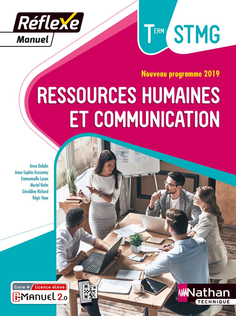 Ressources humaines et communication Term STMG (Manuel Réflexe) Livre + licence élève 2020 Education & Training