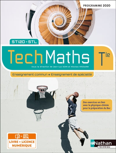 Product Image: TechMaths, enseignement commun + enseignement de spécialité, terminale STI2D, STL : programme 2020