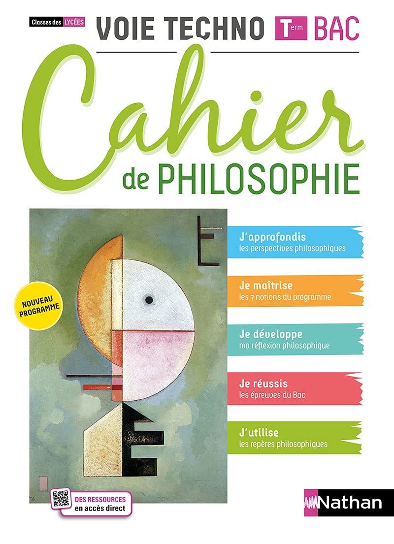 Cahier de philo - Term Voie Technologique - Elève 2021 Education & Training