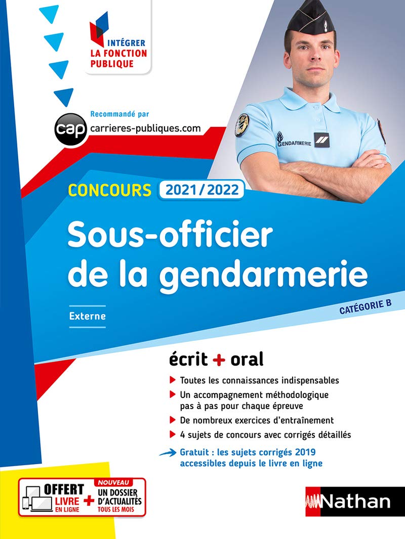 Concours Sous-officier de la gendarmerie 2021/2022- Cat B N°23 (Intégrer fonction publique) 2020 Business, Finance & Career