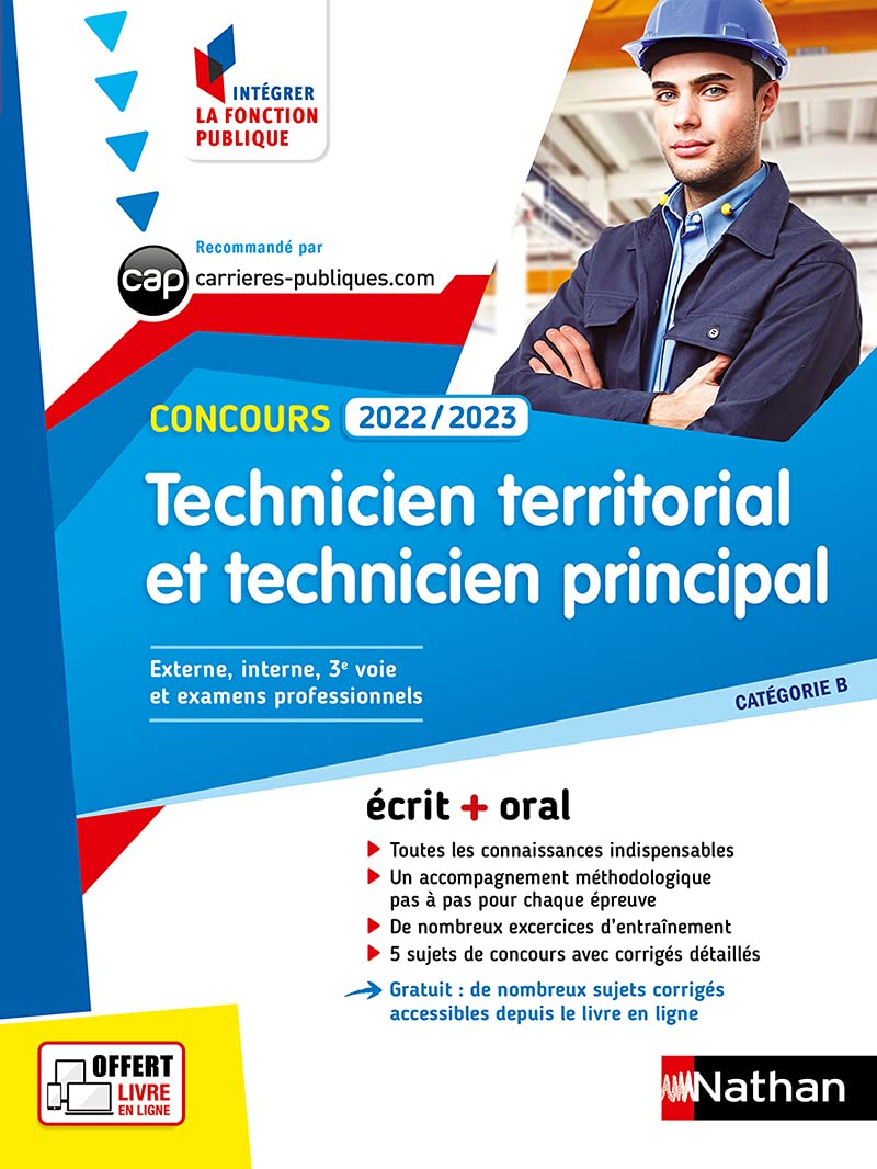 Concours Technicien territorial et technicien principal (IFP) N° 46 - 2022-2023 (46) Business, Finance & Career
