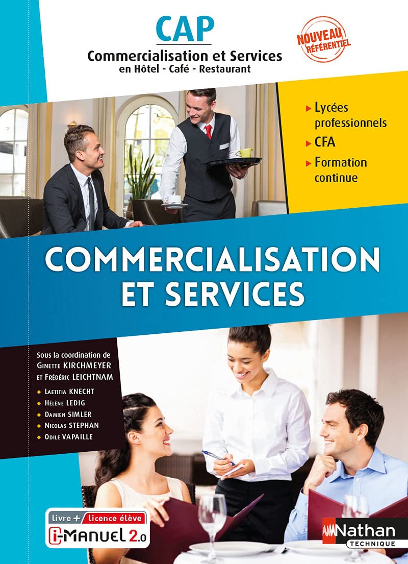Commercialisation et services - CAP Commercialisation et services en HCR 1e/2e années - Elève 2021 Education & Training