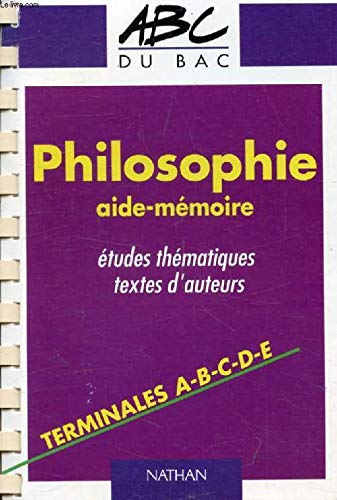 Nouvel Abrégé De Philosophie - Classes Terminales : A, B, C, D, E. book