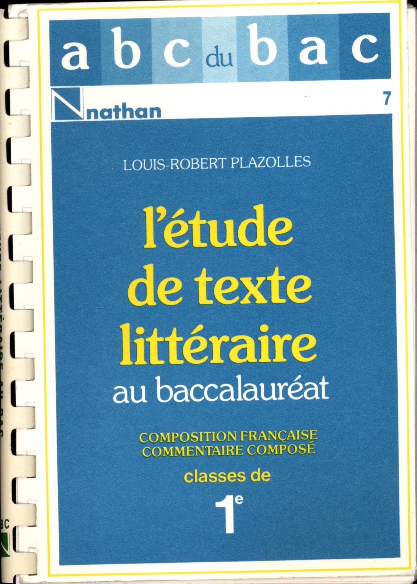 L'étude de texte littéraire au baccalauréat book