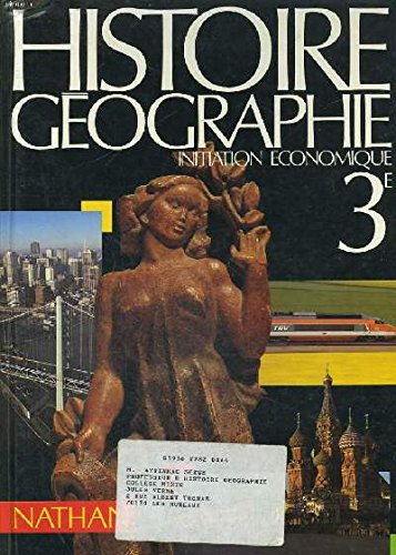 Histoire, géographie, initiation économique, 3e book