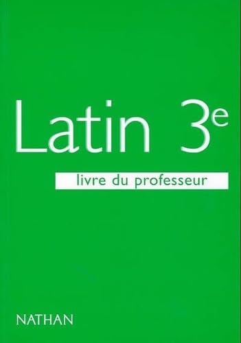 Latin 3eme. Livre Du Professeur Books