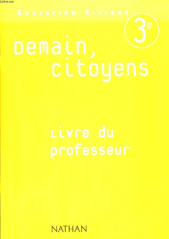 Education civique 3ème livre du professeur: Livre du professeur book