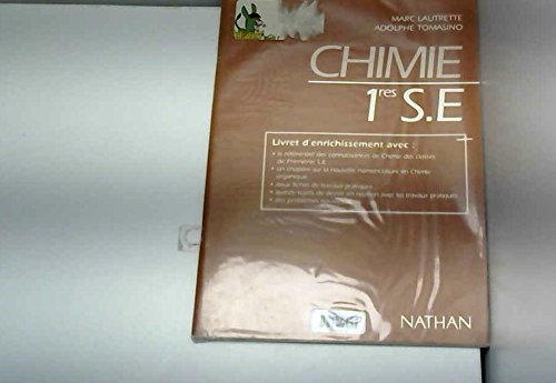 LIV ENR CHIMIE 1ERE S. Livre du professeur book