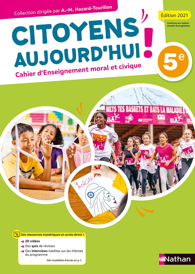 Les cahiers Citoyens aujourd'hui ! EMC - 5e book