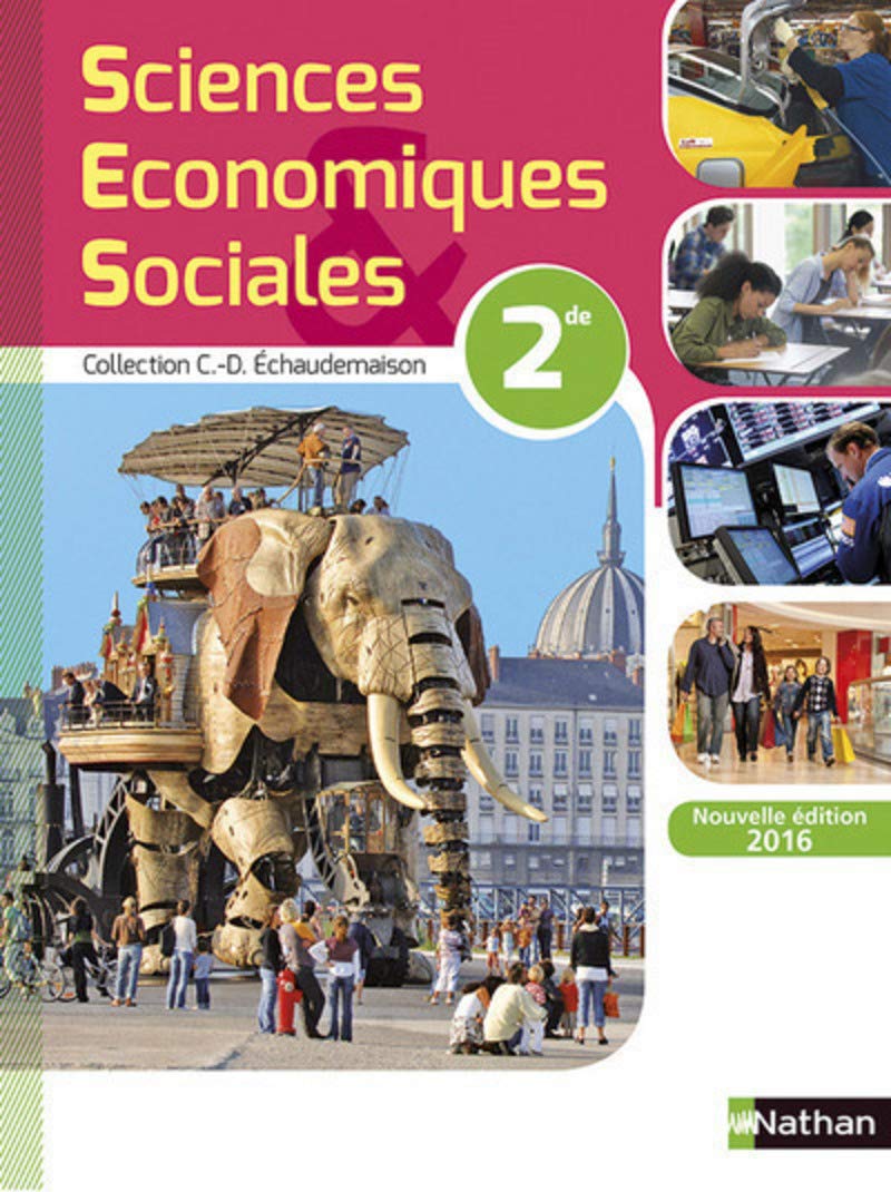 Sciences économiques et sociales 2de book
