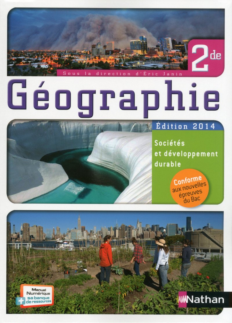 Géographie 2de - E. Janin book