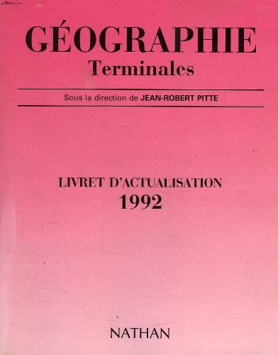 Geographie term livret actualisation 90 92 la redistribution des cartes du monde book