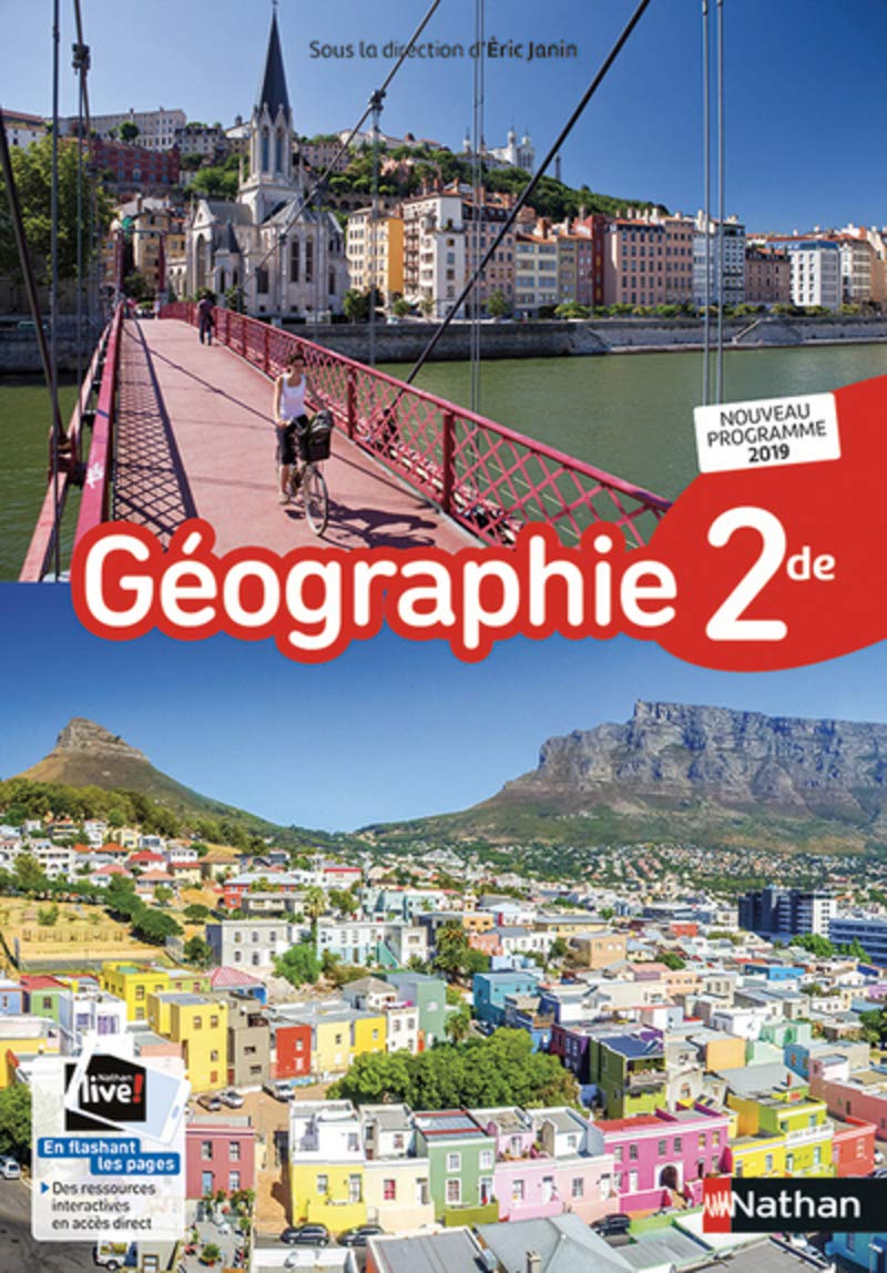 Géographie 2de collection Janin - manuel élève (nouveau programme 2019) book