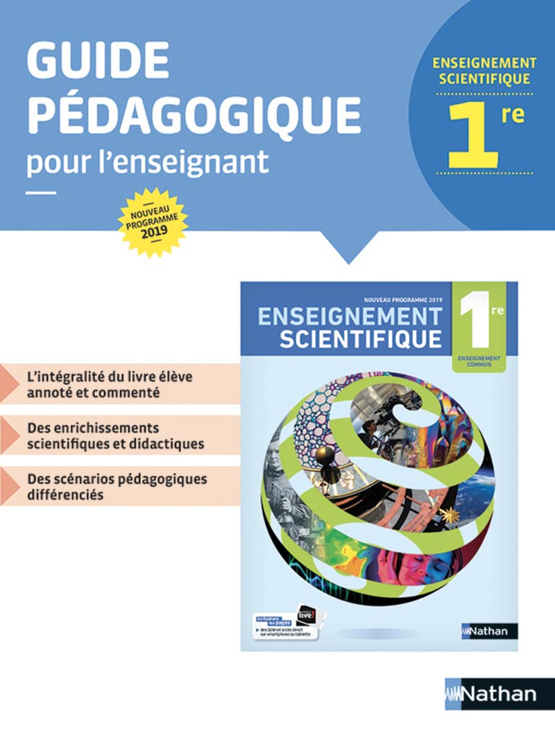 Enseignement Scientifique 1re - Livre du Professeur 2019 book