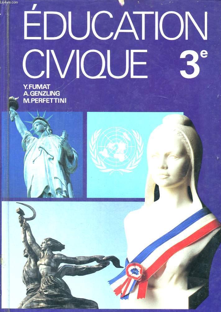 Education civique, édition 1989, 3e. Livre de l'élève book