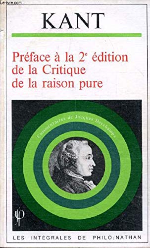Préface à la 2ème édition de la critique de la raison pure book