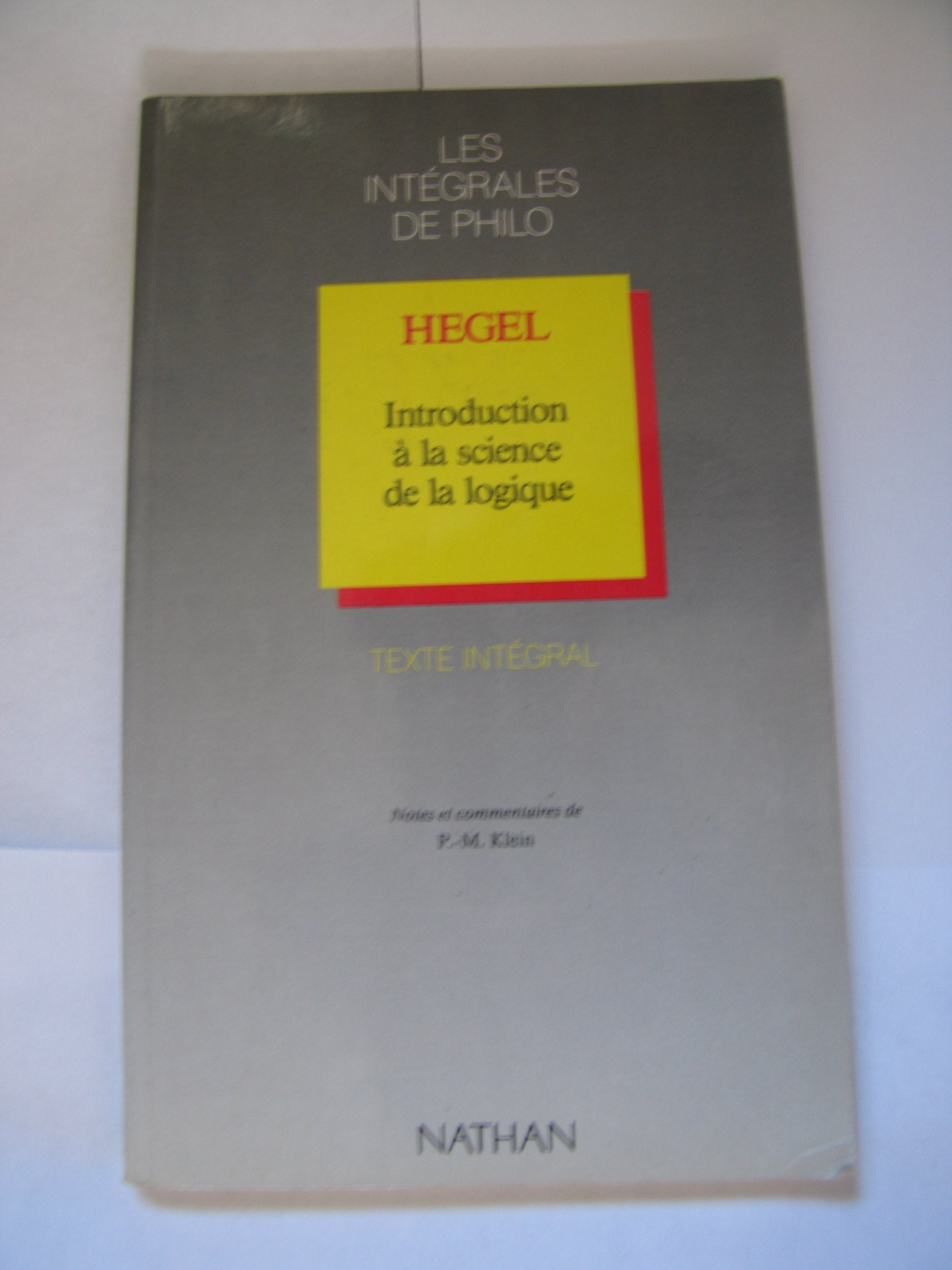 Introduction à la "Science de la logique" Books