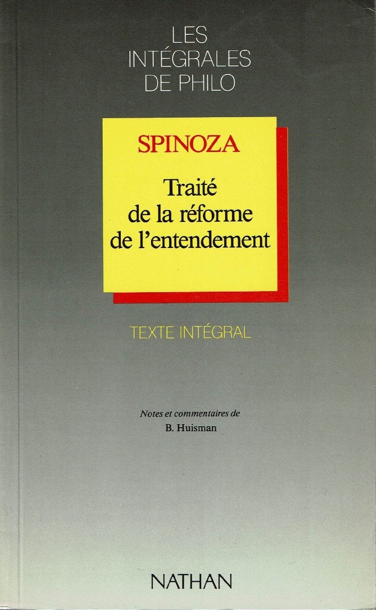 Traité de la réforme de l'entendement book