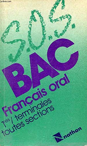 Français oral / premieres terminales toutes sections book