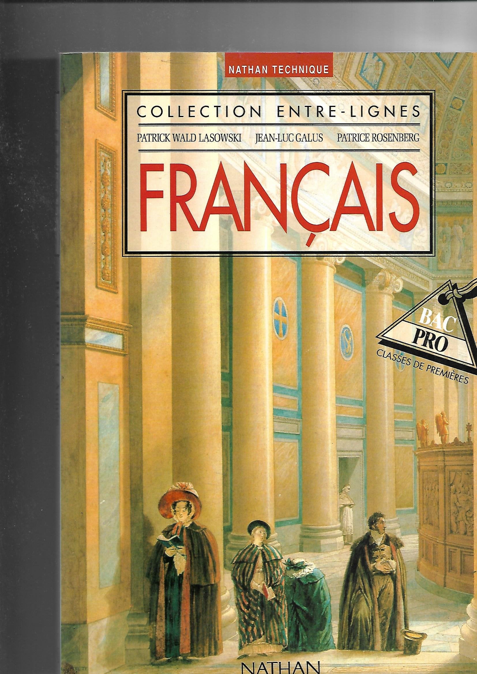Entre lignes, 1re Bac professionnel élève book
