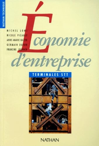 Economie d'entreprise, terminales STT book