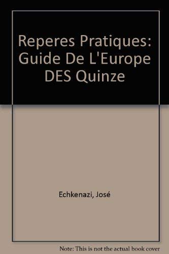 Guide de l'Europe des 15 book