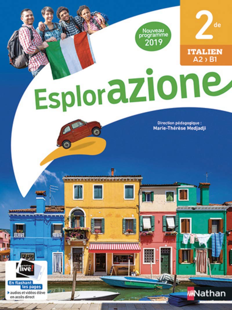 Italien - Esplorazione 2de - manuel élève (nouveau programme 2019) book