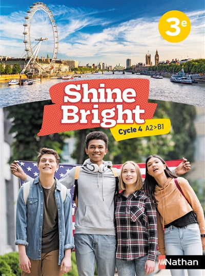 Product Image: Shine bright, anglais 3e, cycle 4, A2-B1