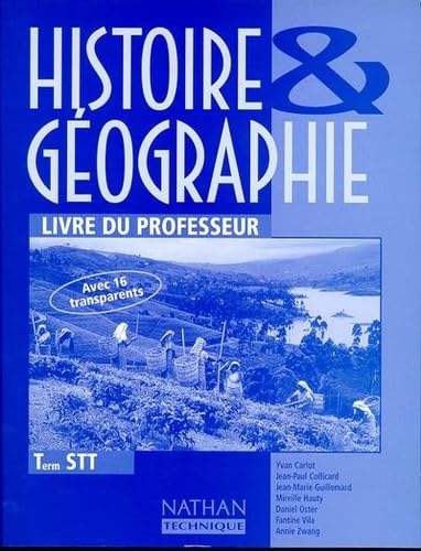 Histoire et géographie, Terminale STT. Livre du professeur book