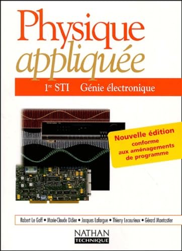 Physique appliquée - 1ère STI Génie Électronique book